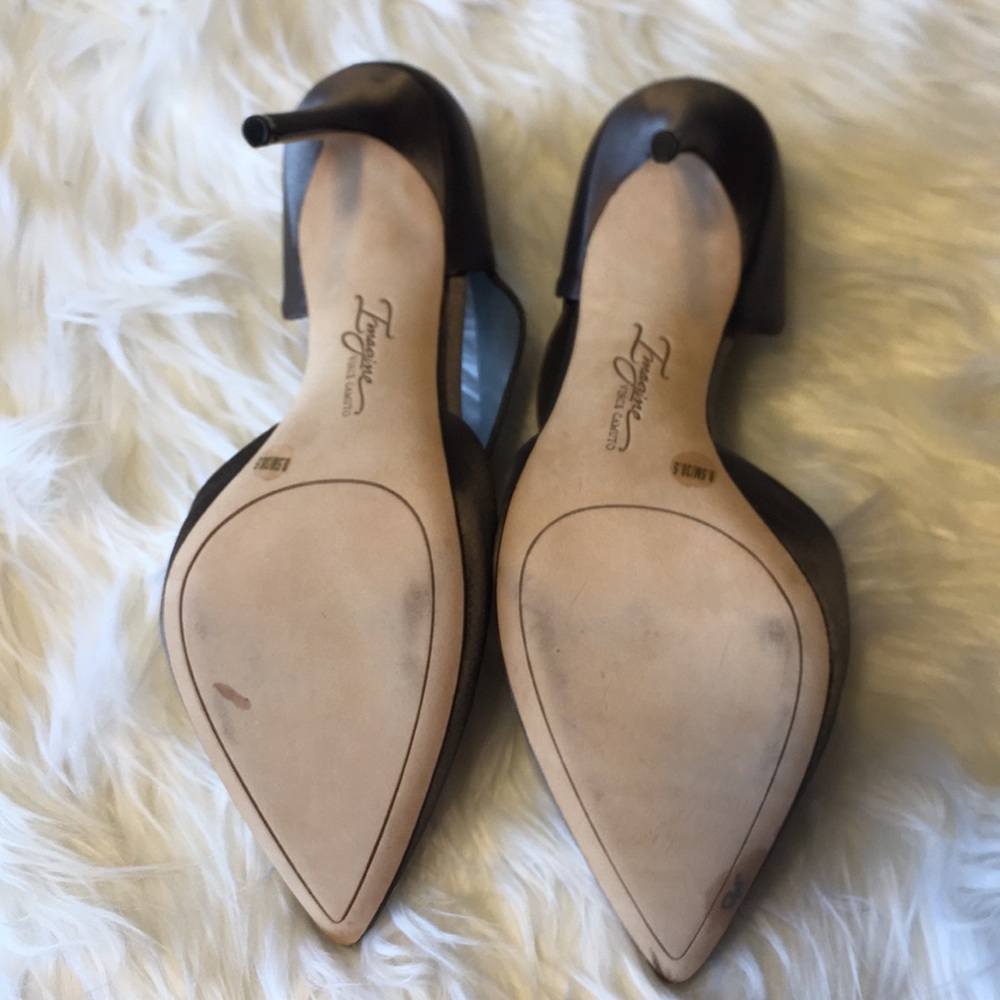 NWOT Imagine Vince Camuto Satin Oya Heels - Picture 7 of 7
